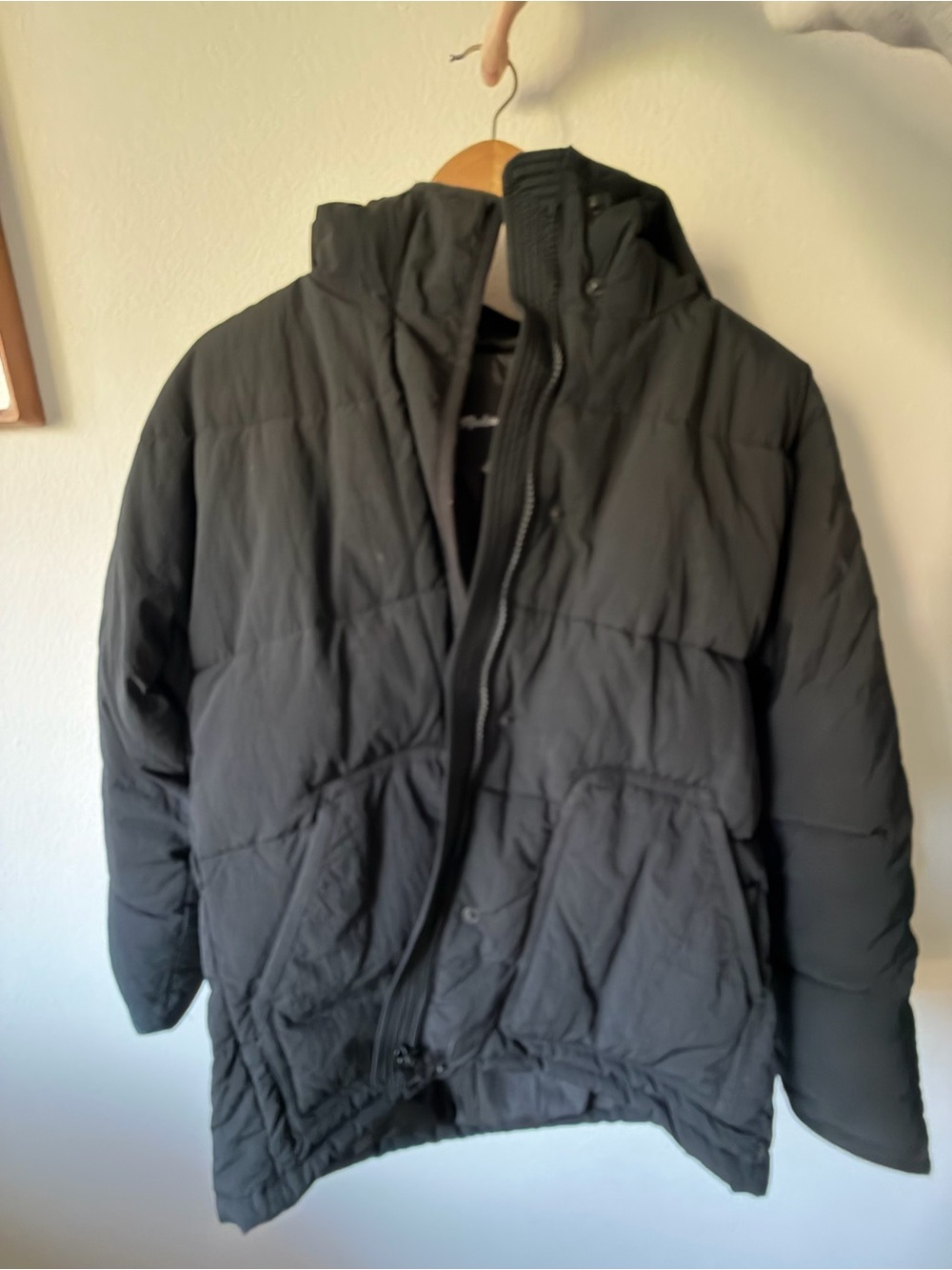 Madewell Women’s Black Puffer Jacket